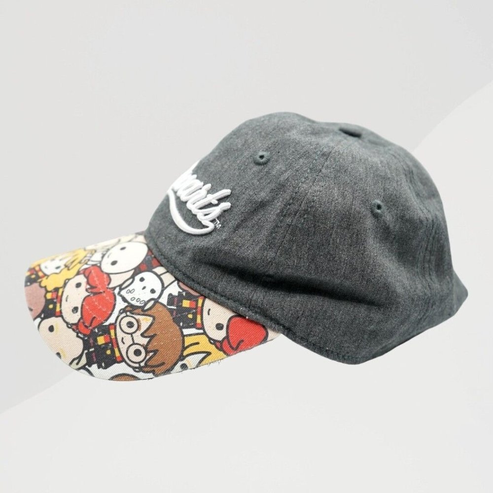 Harry Potter Hogwarts Chibi Hat Adjustable Baseball Cap Strap Back Embroidered - Picture 2 of 8
